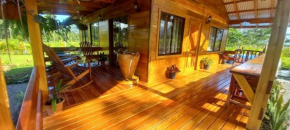 Casa con vista al volcán Arenal